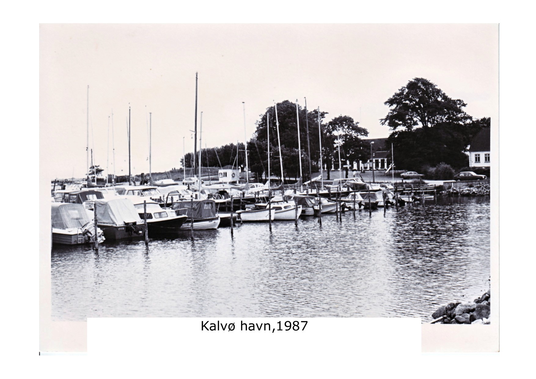 Kalvø havn - 1987 