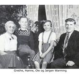 Grethe-Hanne-Ole-Jørgen Warming 1961 