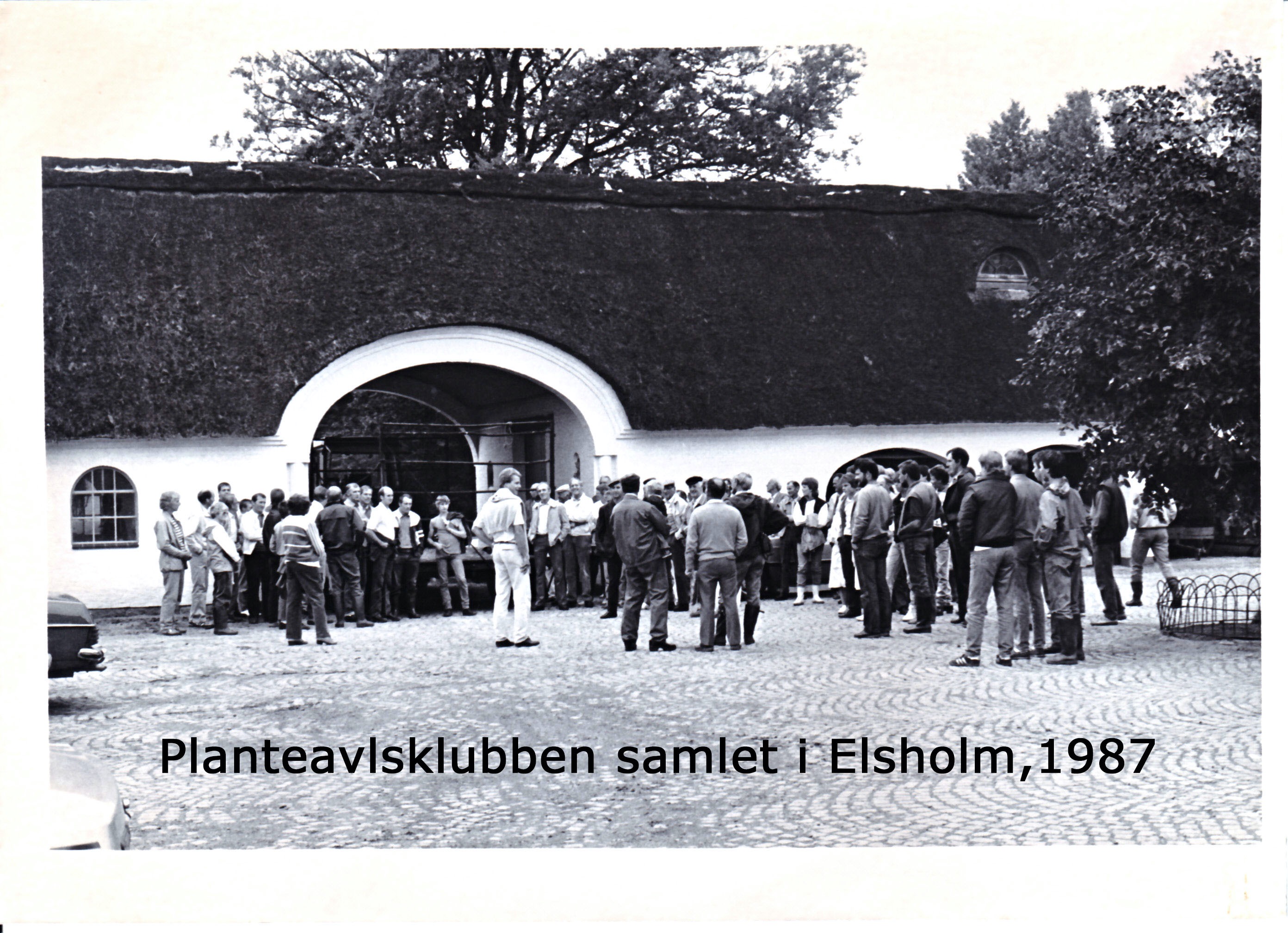 Planteavlsklubben samlet i Elsholm 1987