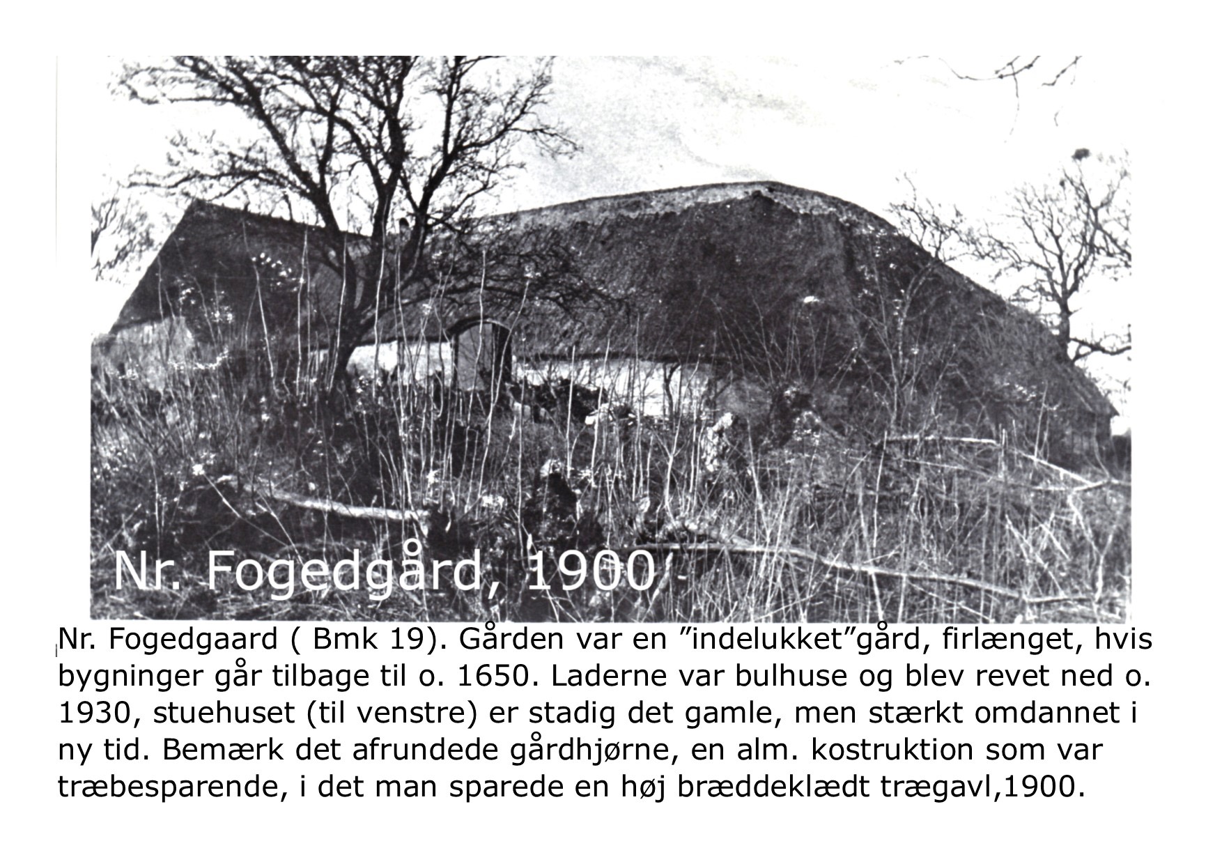Nr Fogedgård 1900 