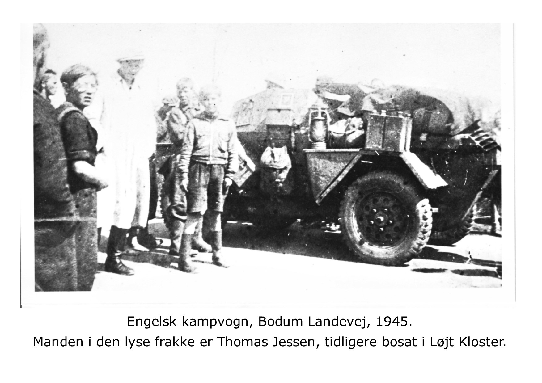 Engelsk Kampvogn i Løjt 1945 