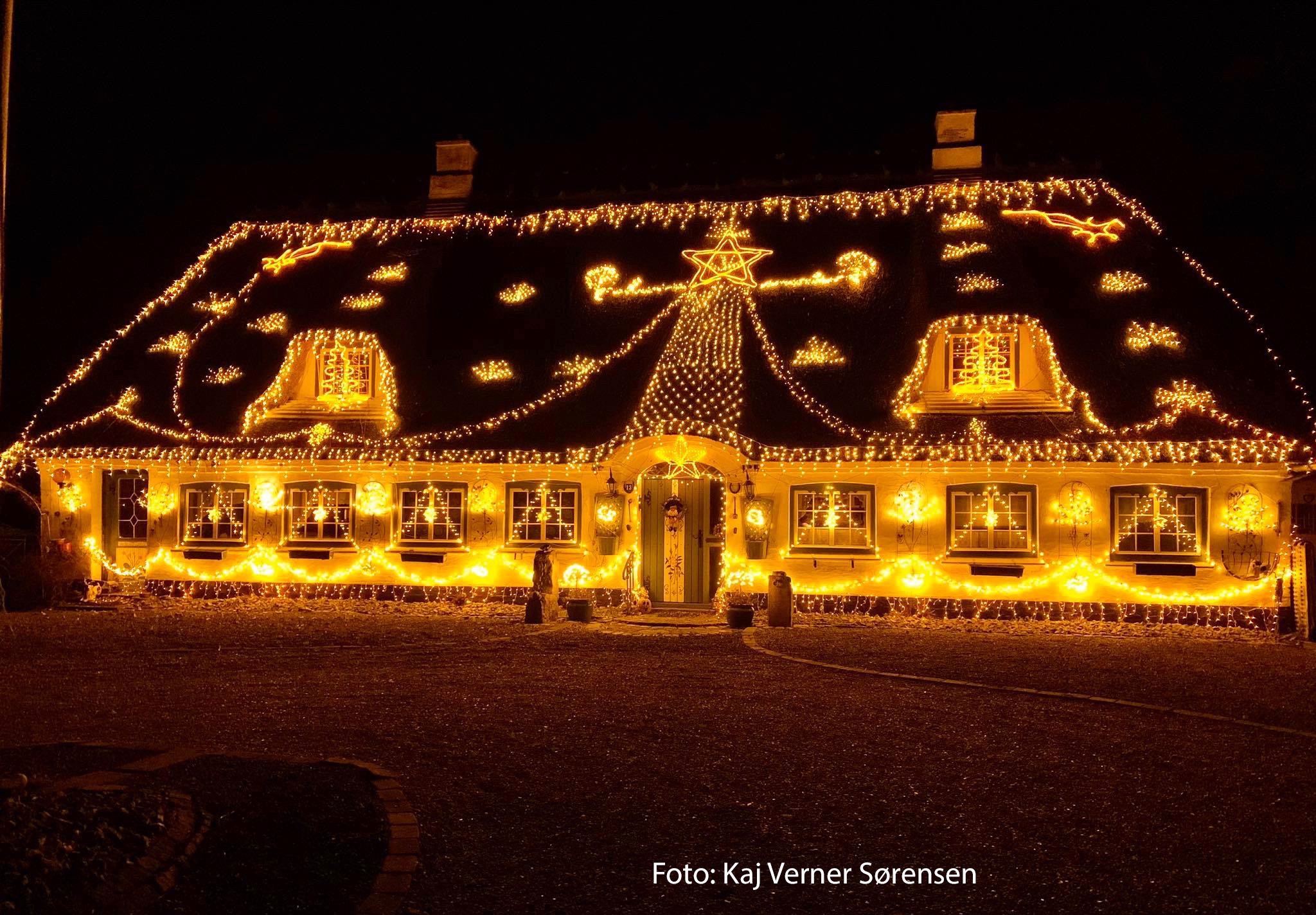 Danmarks smukkest pyntede julehus i Bodum