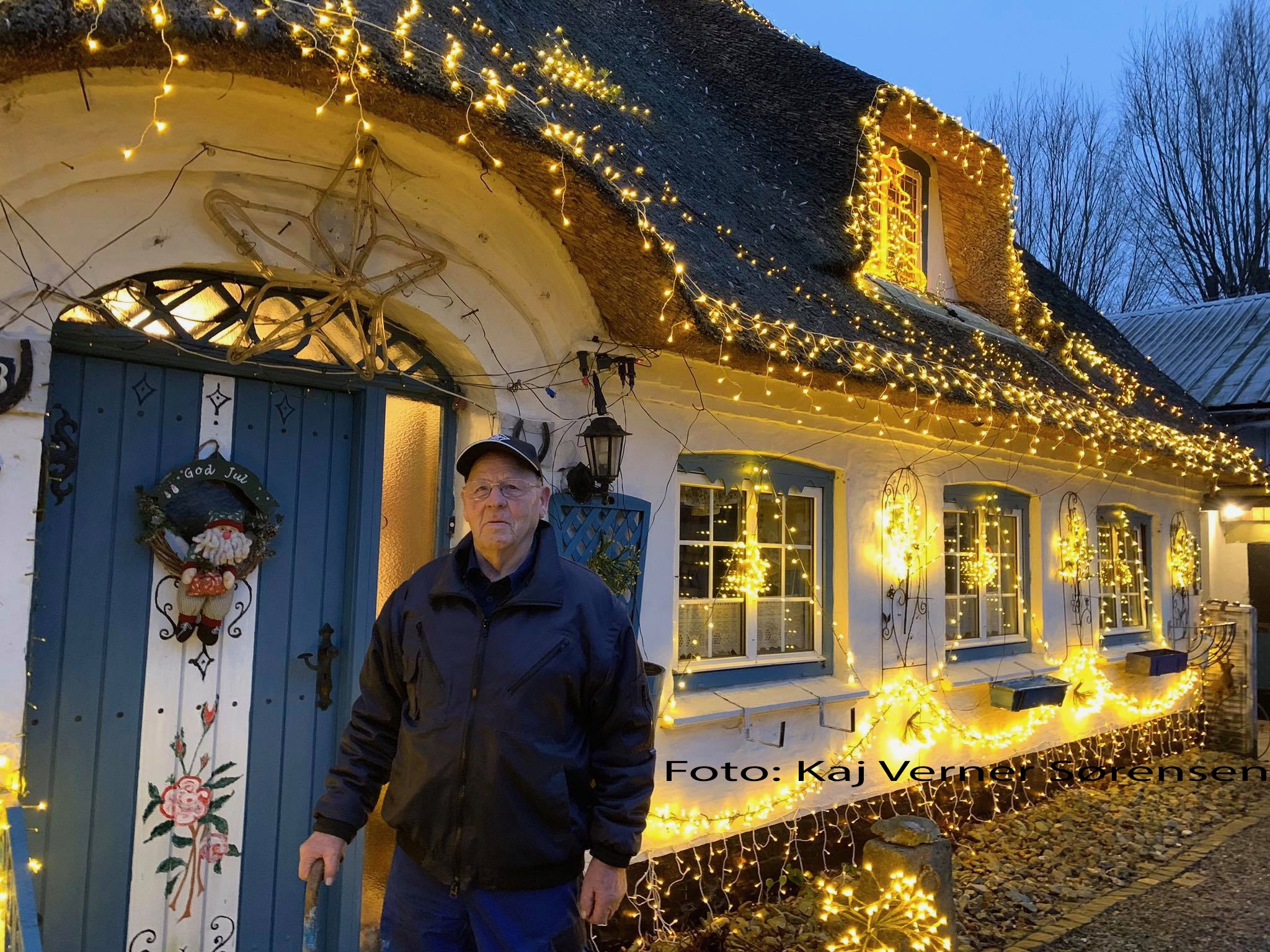 Danmarks smukkest pyntede julehus i Bodum