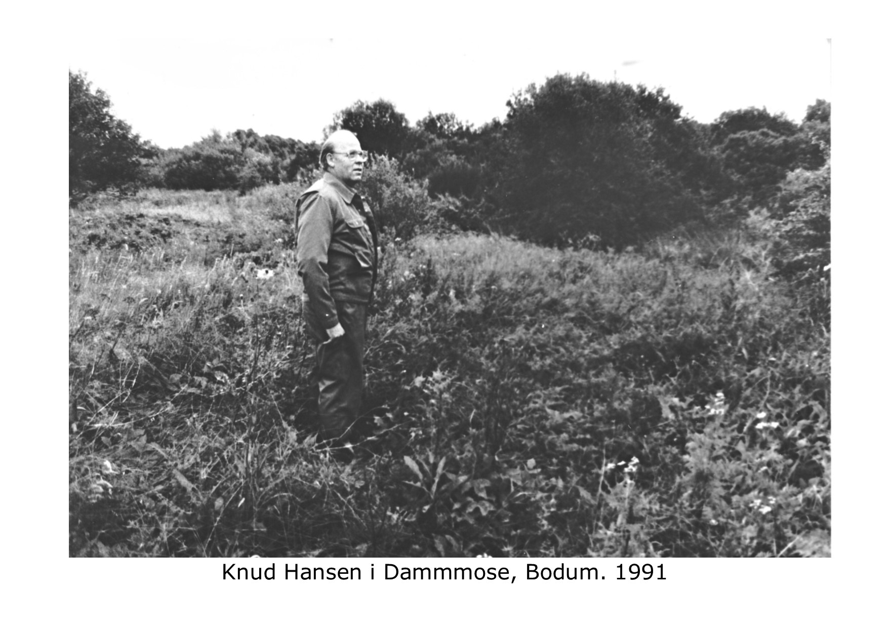 Knud Hansen i Dammmose 1991 