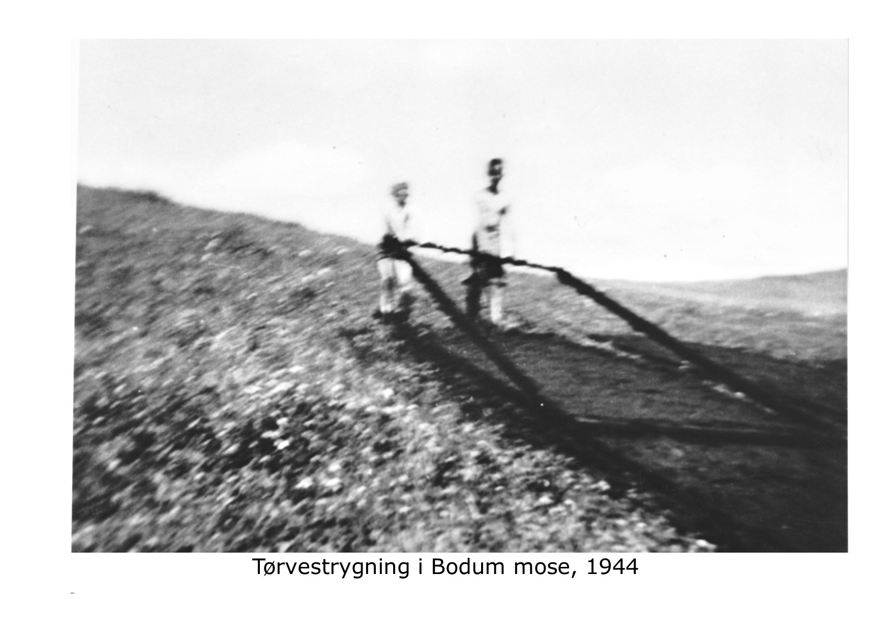 Bodum Mose - tørvedynd køres ud 1943
