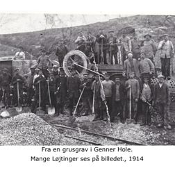 Grusgrav ved Genner Hole - 1914 