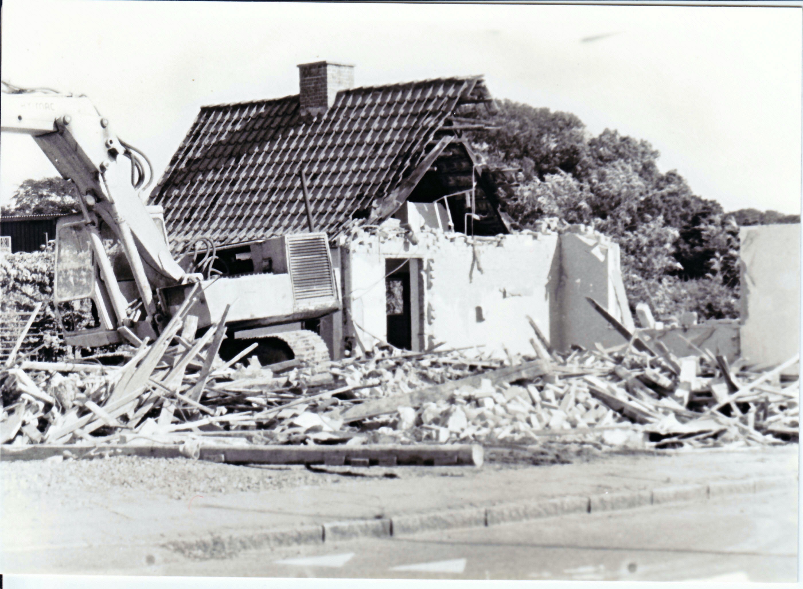 Hus på Kirkepladsen 1991