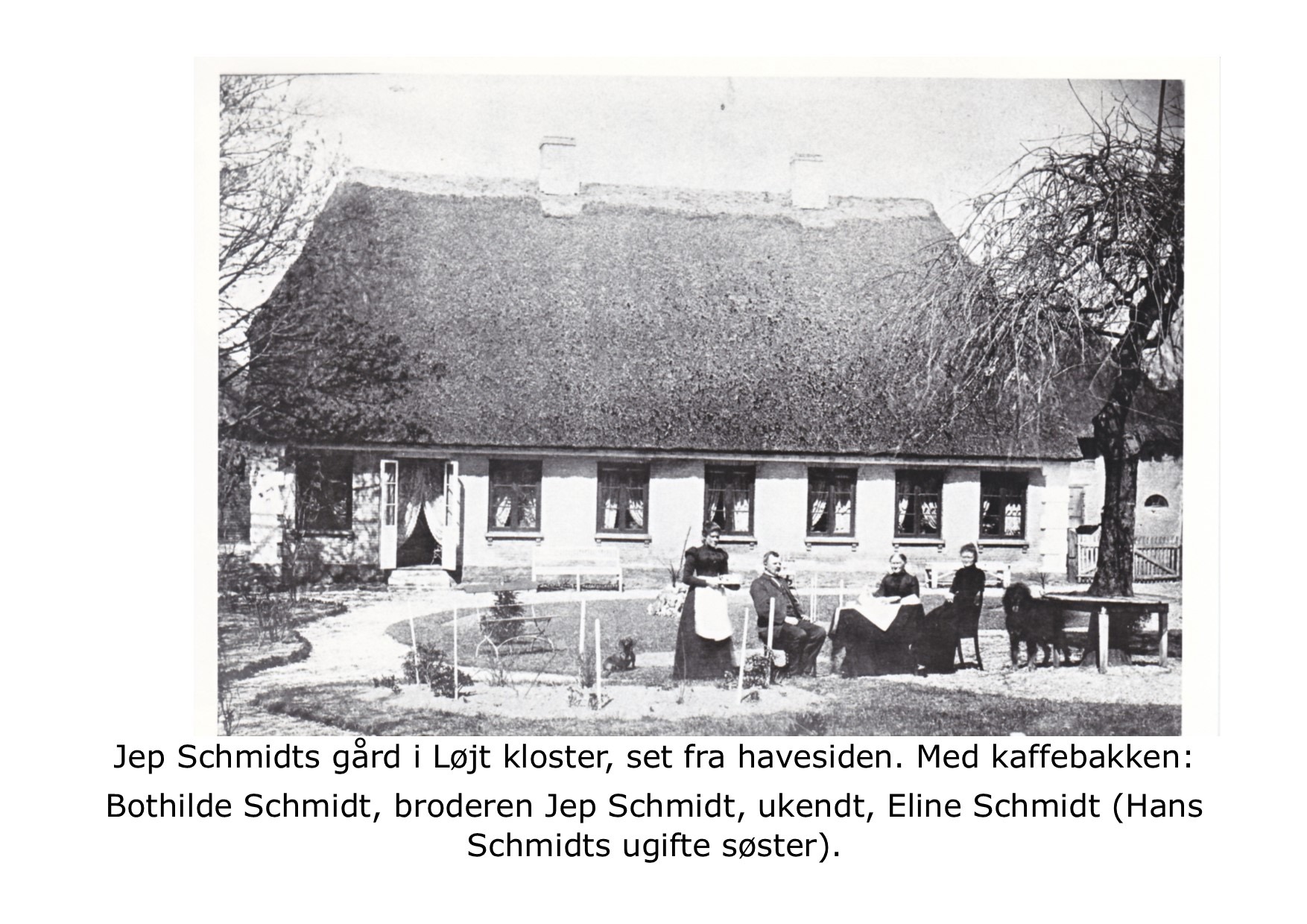 Jep Schmidts går i Løjt Kloster 