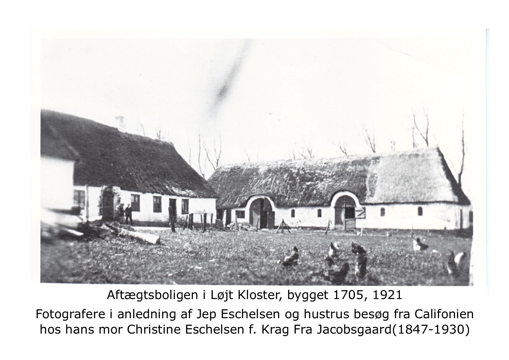 Aftægtsbolig Løjt Kloster 1921 