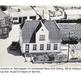 Huset til venstre er Nørregade 14 Huset til højre er fjernet