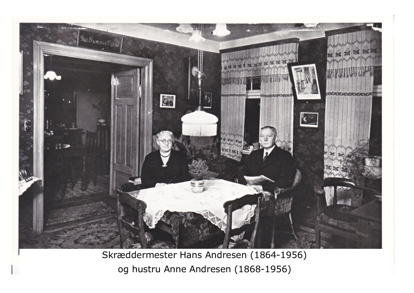 Skrædermester Hans og Anne Andersen 