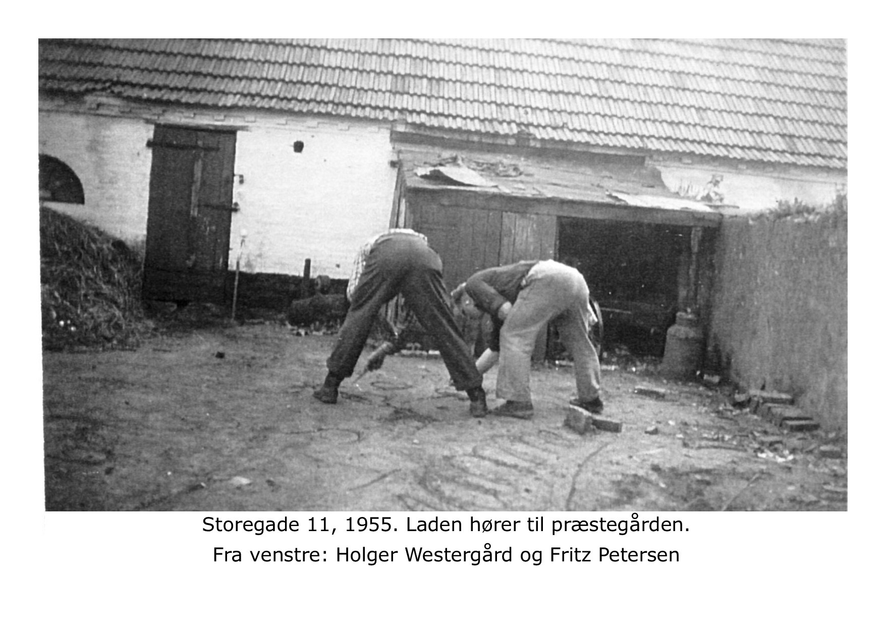 Holger Wesyergaard og Fritz Petersen 1955 