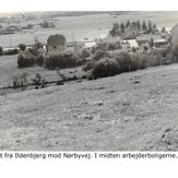 Udsigt fra Ildenbjerg mod Nørbyvej - 1992 