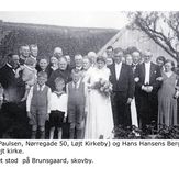 Sofie og Hans Hansens bryllup 1934 