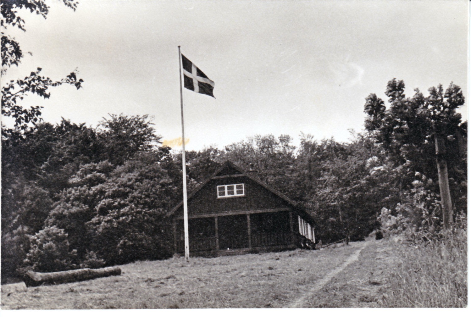 Spejderhytten i Åbæk 1955