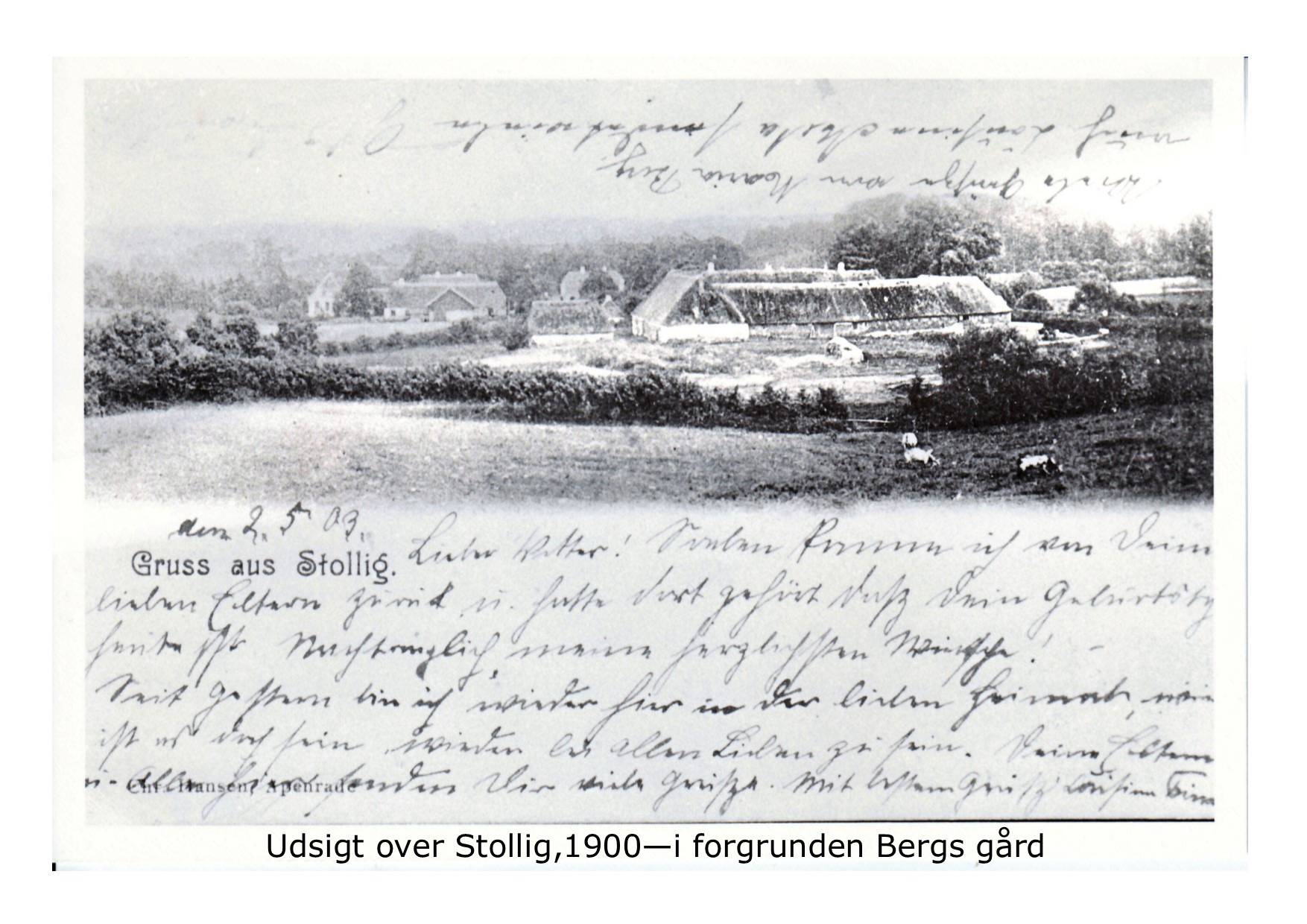 udsigt m. bergs gård 1900 