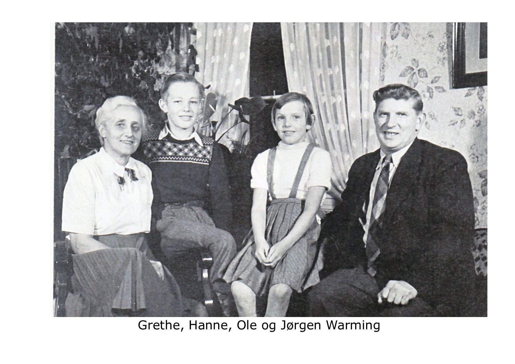 Grethe-Hanne-Ole-Jørgen Warming 1961 